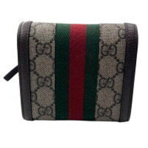 Gucci Wallet Brown Ophidia GG Compact Supreme